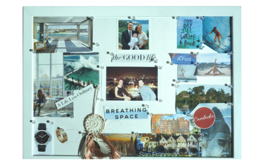 A Couple’s Vision Board or “Goals for Next Year” Planner