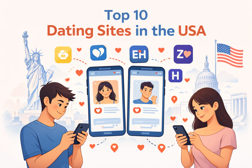 Top 10 Dating Sites in the USA – Find Love Online in 2025