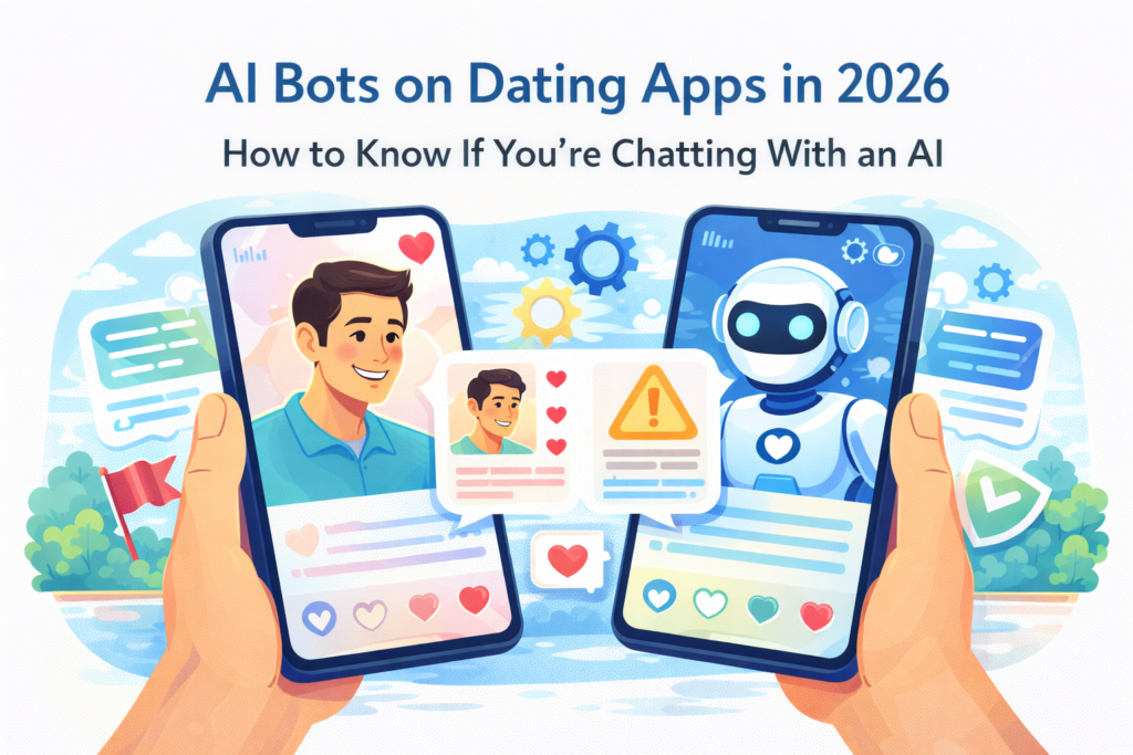 AI bots on dating apps in 2026 and how to recognize fake conversations