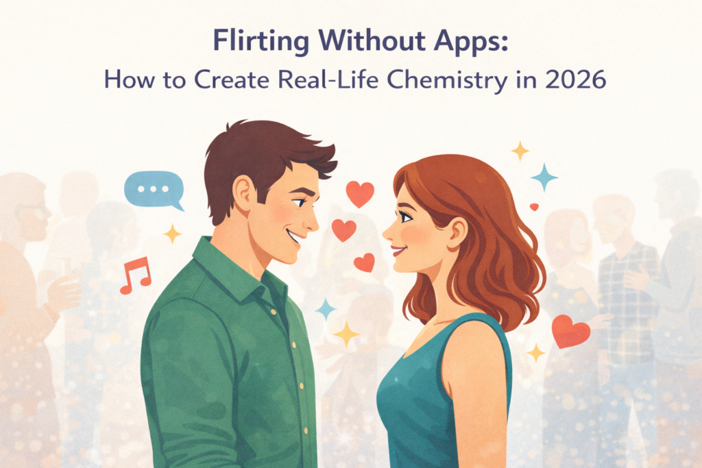 flirting without apps creating real-life chemistry