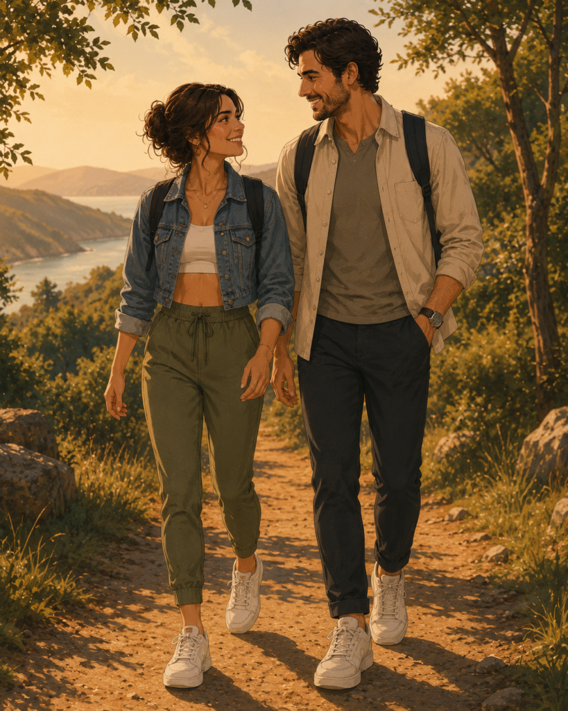What to wear on a first date — casual outfit ideas for an active or outdoor first date