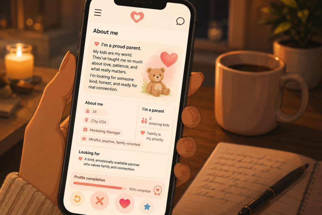 7df9161c-3786-4b4f-a6bb-290c08ef07fd Dating as a single parent — how to honestly present your parenting situation on a dating app profile