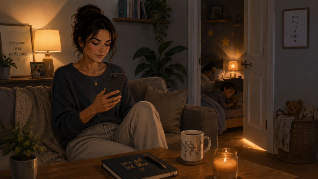 b3a85d13-1ed0-4dc9-bfc7-c5a9bfefaa7a Dating as a single parent — finding quiet moments to date after children are settled