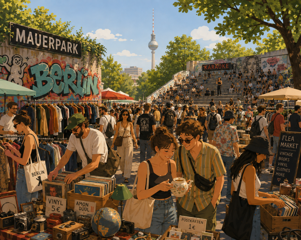 Where to meet people in Berlin — Mauerpark on Sundays is one of Berlin's most social and open environments